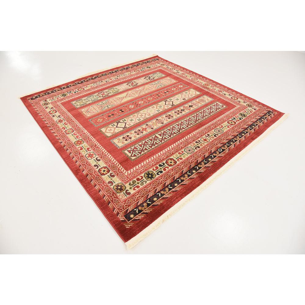 Pasadena Fars Rug, Rust Red (6' 0 x 6' 0). Picture 3