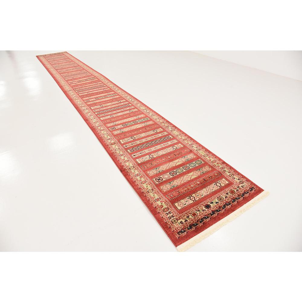 Pasadena Fars Rug, Rust Red (2' 7 x 19' 8). Picture 3