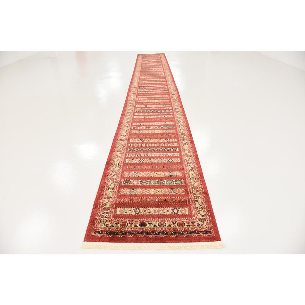 Pasadena Fars Rug, Rust Red (2' 7 x 19' 8). Picture 4