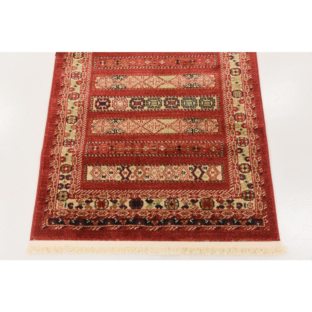 Pasadena Fars Rug, Rust Red (2' 7 x 19' 8). Picture 6
