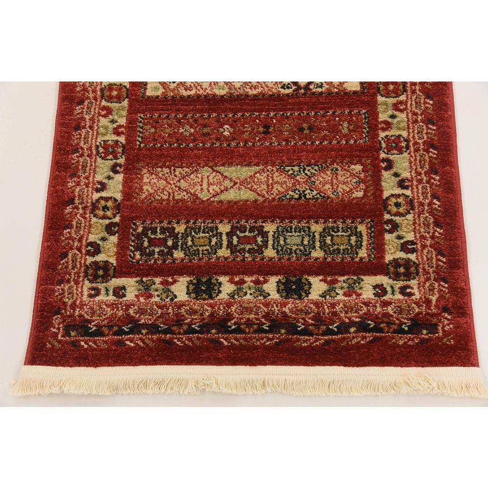 Pasadena Fars Rug, Rust Red (2' 0 x 6' 0). Picture 6