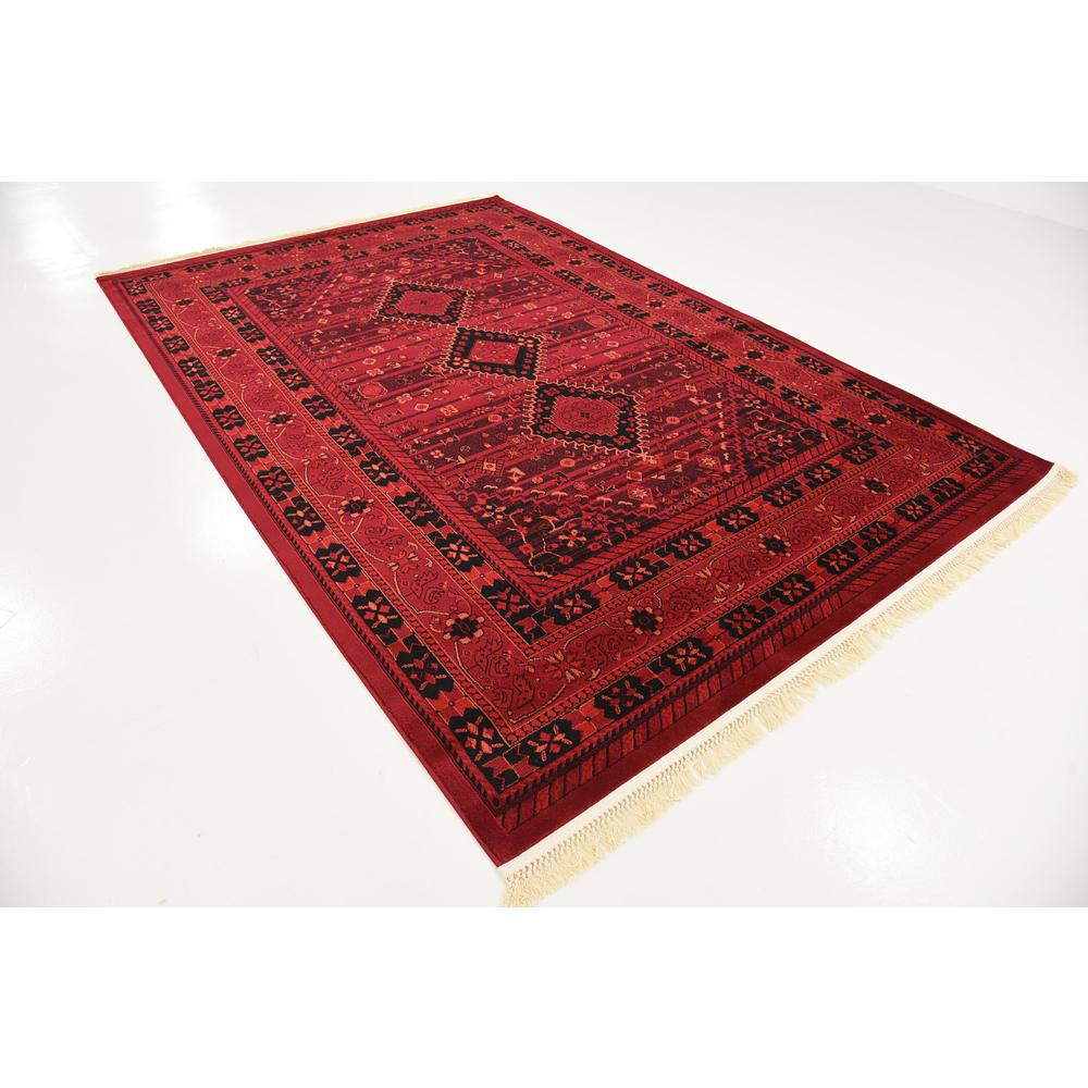 Lincoln Tekke Rug, Red (6' 0 x 9' 0). Picture 3