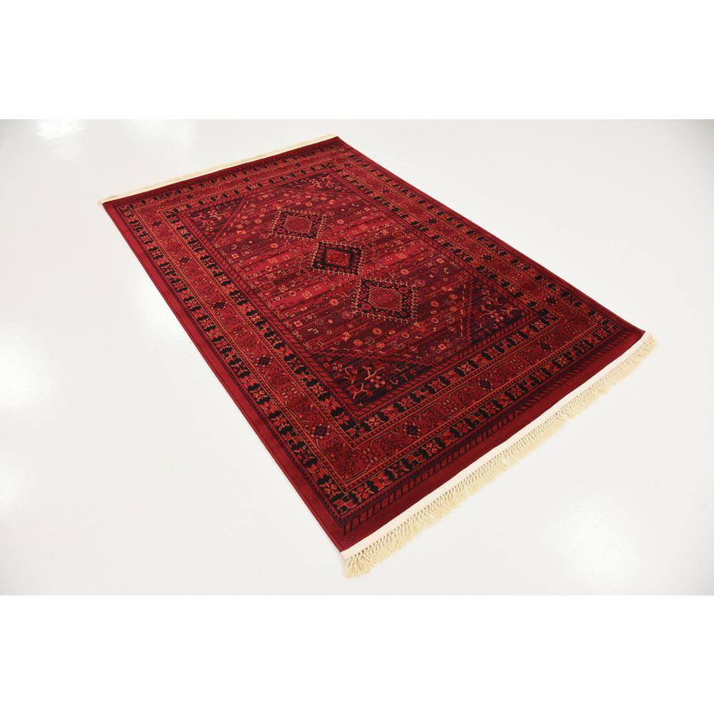 Lincoln Tekke Rug, Red (4' 0 x 6' 0). Picture 3