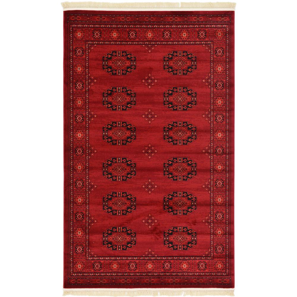 Cleveland Tekke Rug, Red (5' 0 x 8' 0). Picture 1