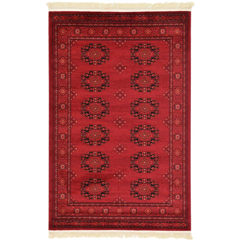 Cleveland Tekke Rug, Red (4' 0 x 6' 0). Picture 1