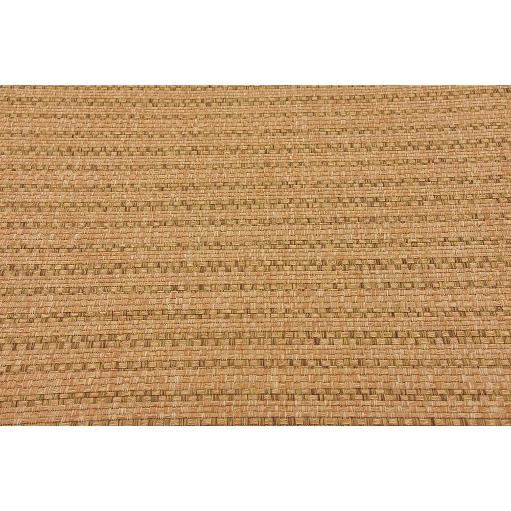 Outdoor Checkered Rug, Light Brown (6' 0 x 6' 0). Picture 5