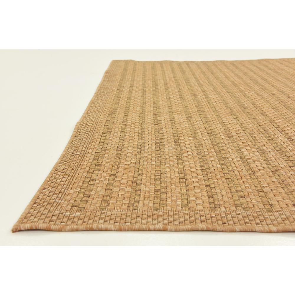 Outdoor Checkered Rug, Light Brown (6' 0 x 6' 0). Picture 6