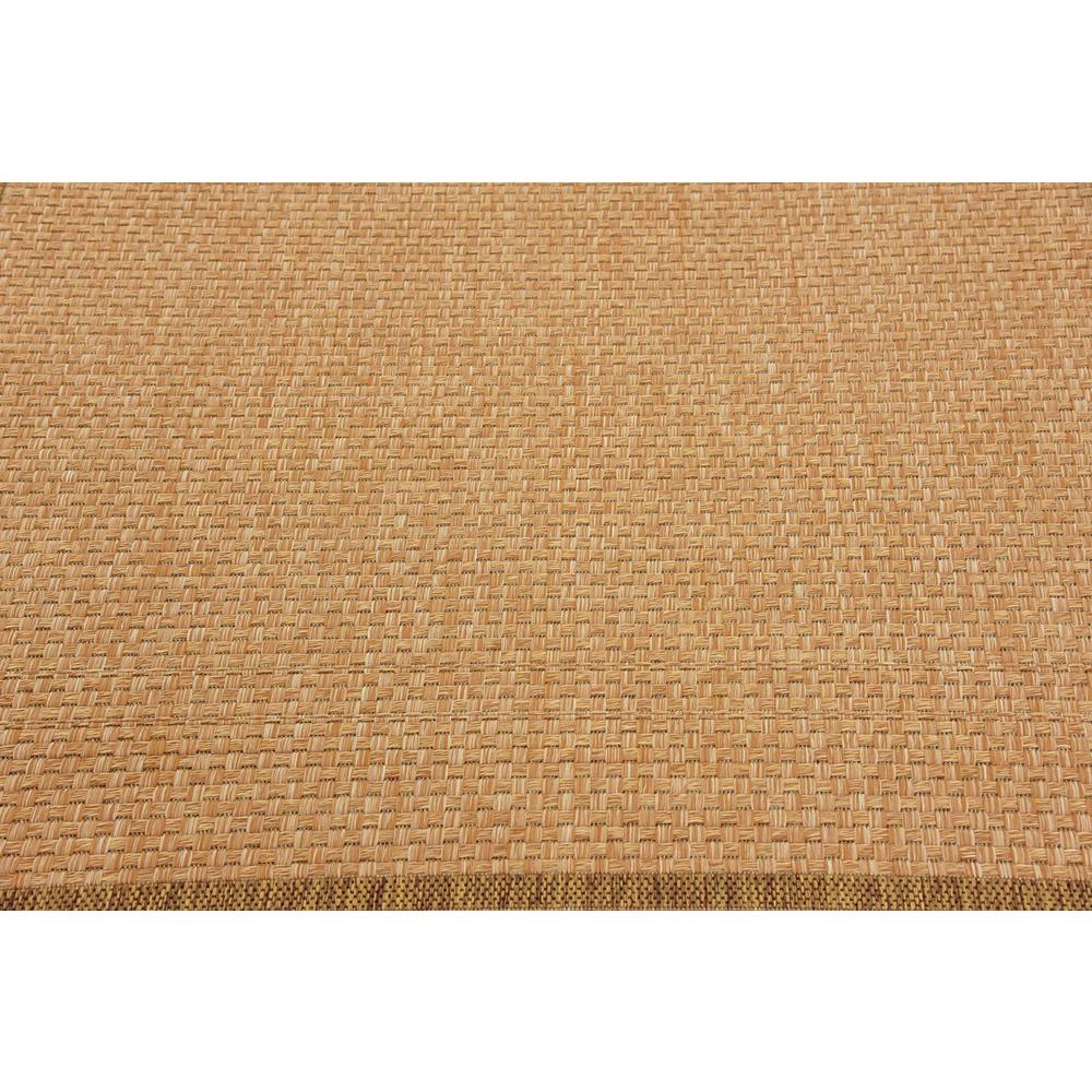 Outdoor Multi Border Rug, Light Brown (6' 0 x 6' 0). Picture 5