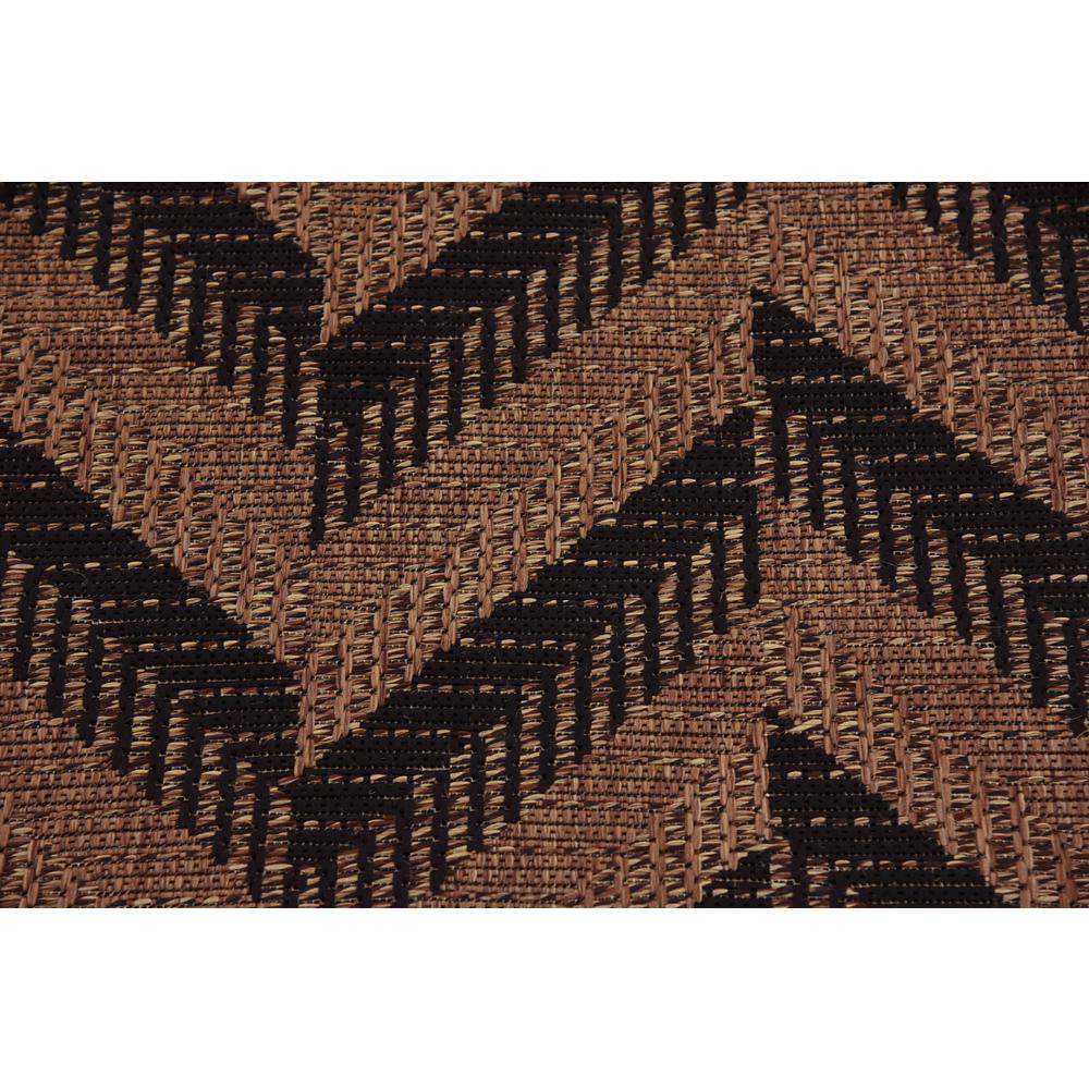 Outdoor Chevron Rug, Brown (2' 2 x 6' 0). Picture 5