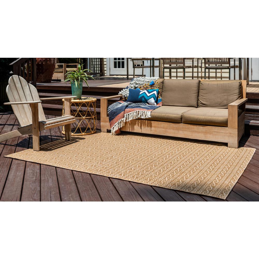 Unique Loom Outdoor Links Rug. Picture 3