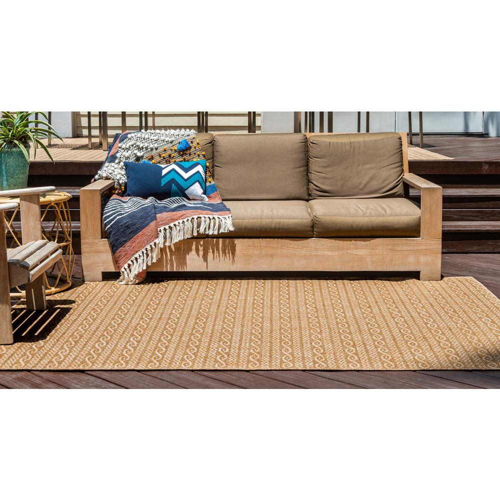 Unique Loom Outdoor Links Rug. Picture 4