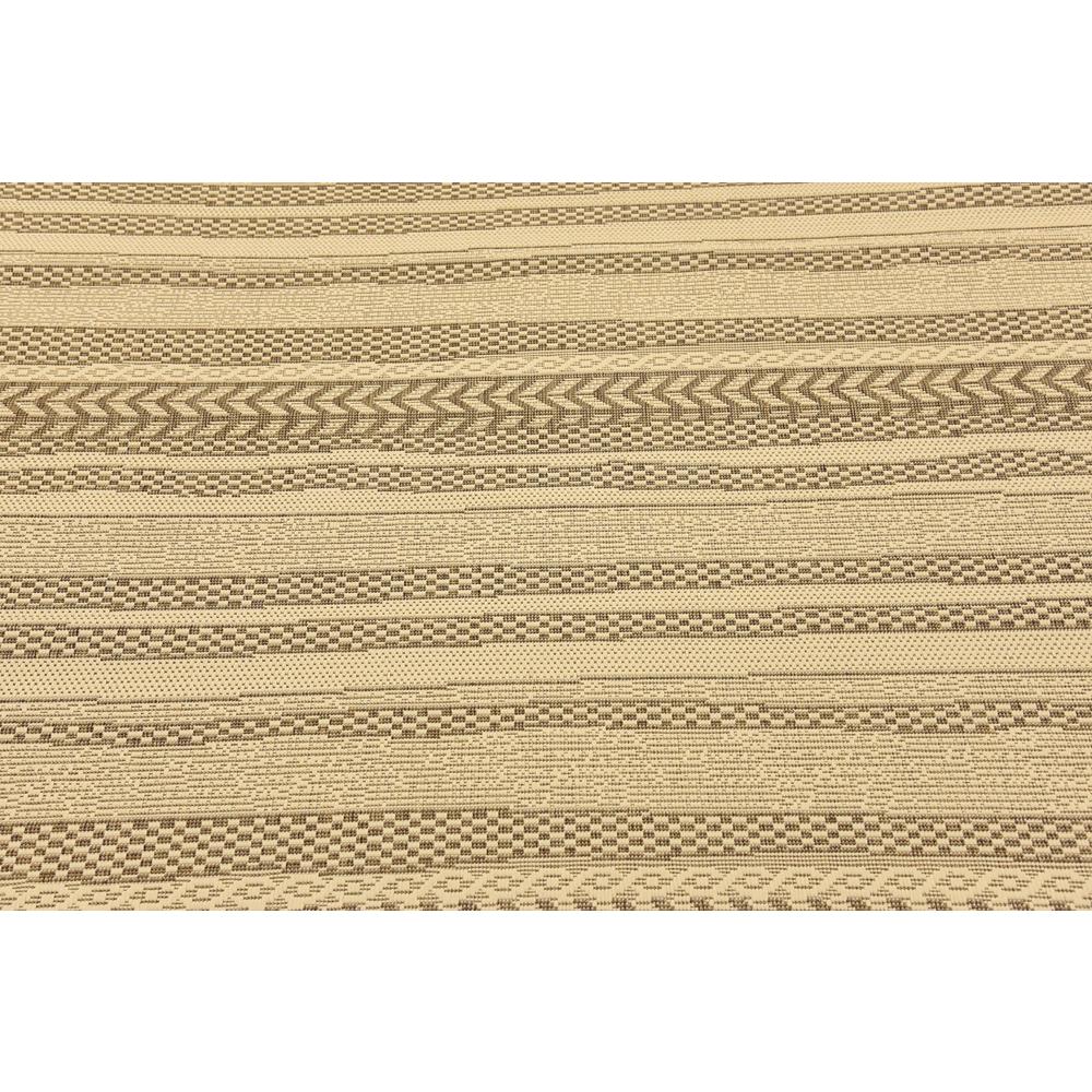 Outdoor Lines Rug, Brown (6' 0 x 6' 0). Picture 5