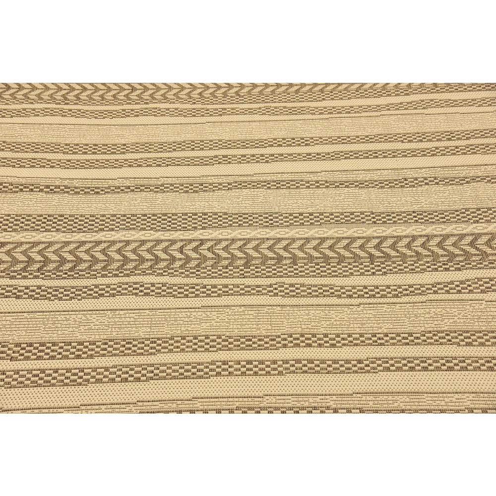 Outdoor Lines Rug, Brown (5' 3 x 8' 0). Picture 5