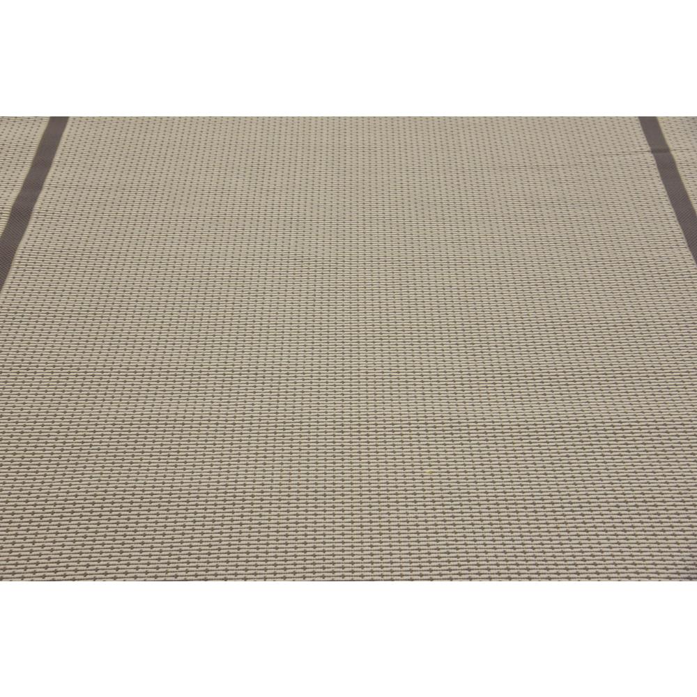 Outdoor Border Rug, Gray (5' 3 x 8' 0). Picture 5