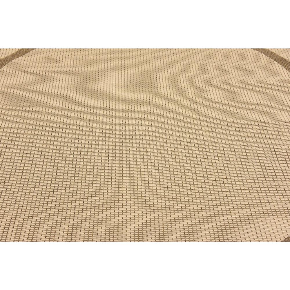 Outdoor Border Rug, Brown (6' 0 x 6' 0). Picture 5