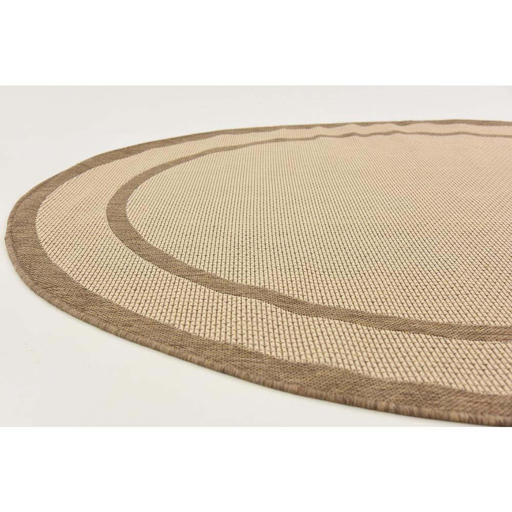 Outdoor Border Rug, Brown (6' 0 x 6' 0). Picture 6