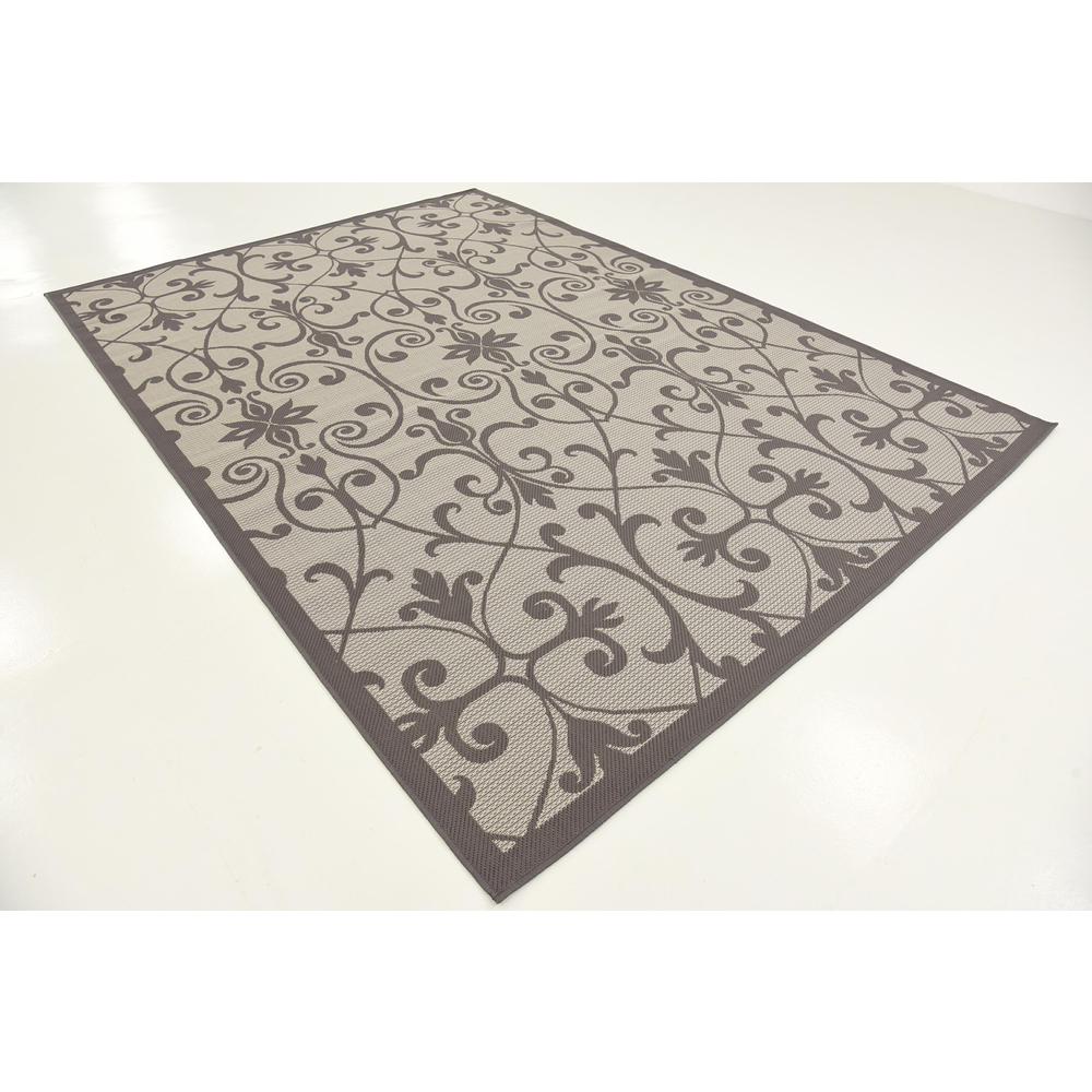 Outdoor Gate Rug, Gray (7' 0 x 10' 0). Picture 3