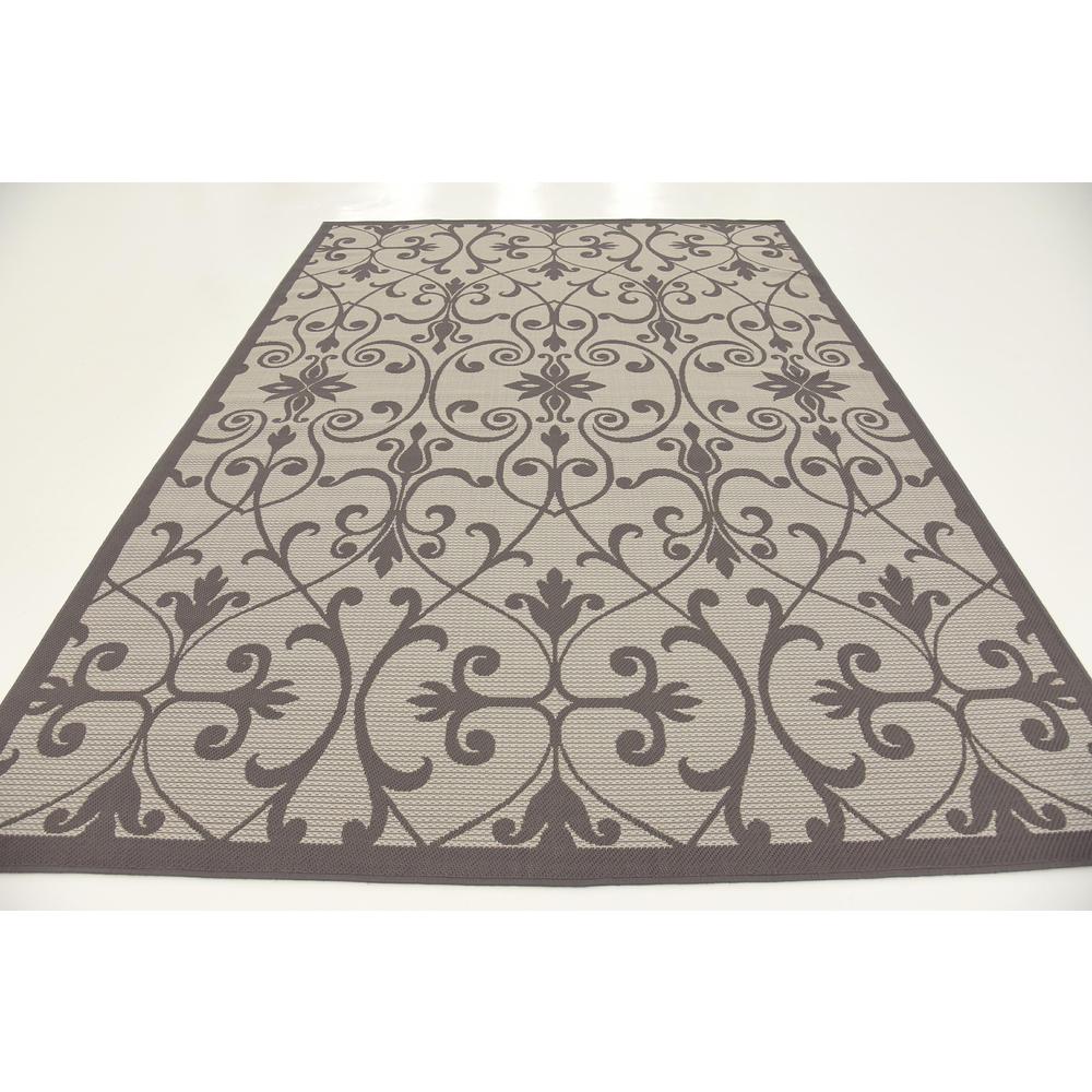 Outdoor Gate Rug, Gray (7' 0 x 10' 0). Picture 4