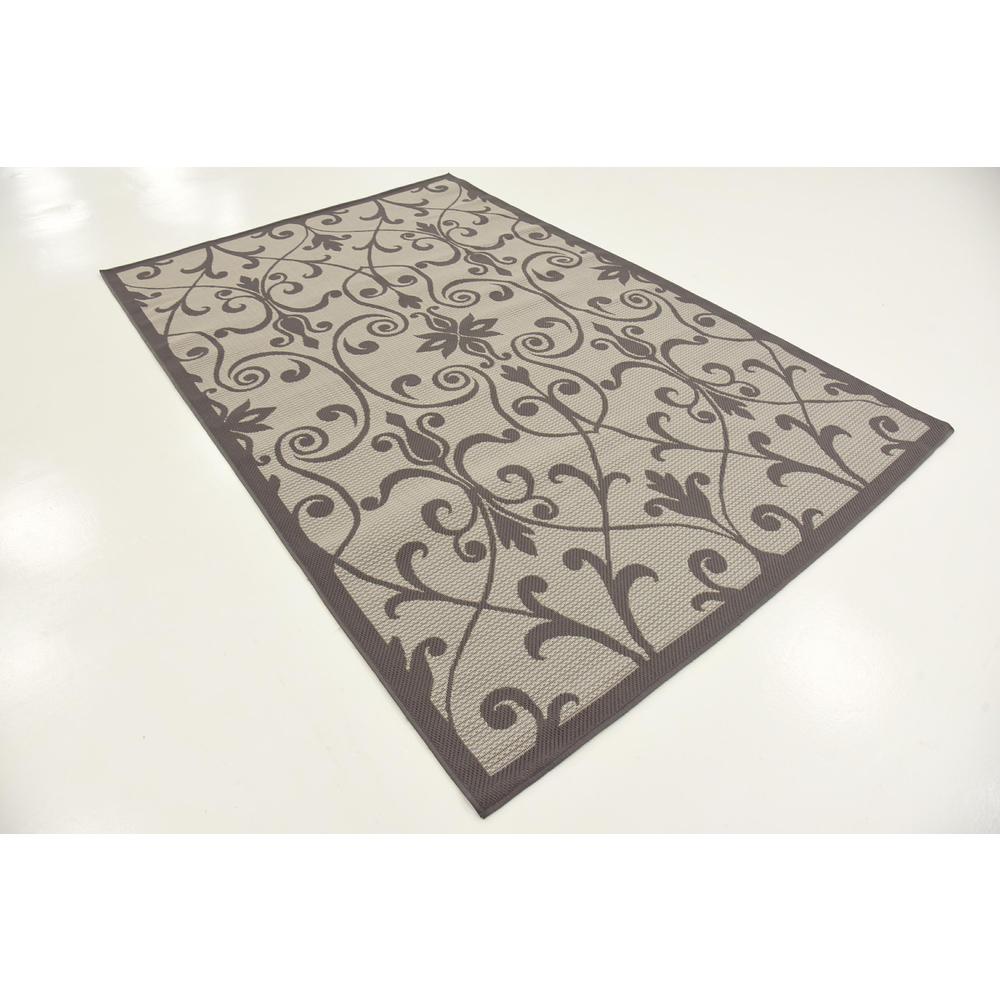Outdoor Gate Rug, Gray (5' 3 x 8' 0). Picture 3