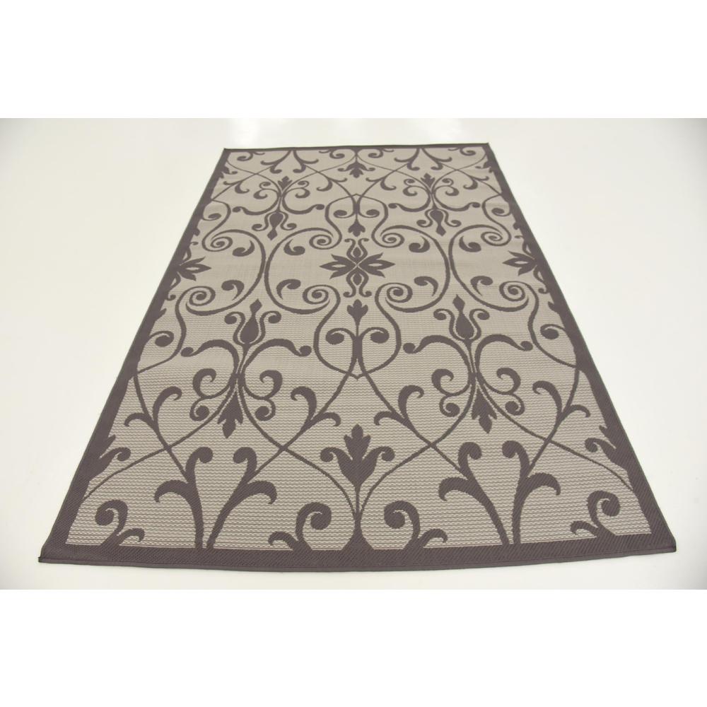 Outdoor Gate Rug, Gray (5' 3 x 8' 0). Picture 4