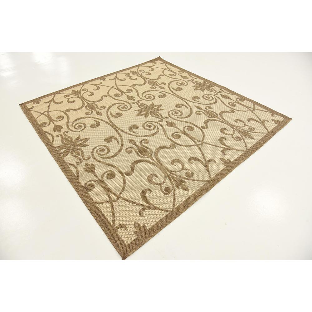 Outdoor Gate Rug, Brown (6' 0 x 6' 0). Picture 3