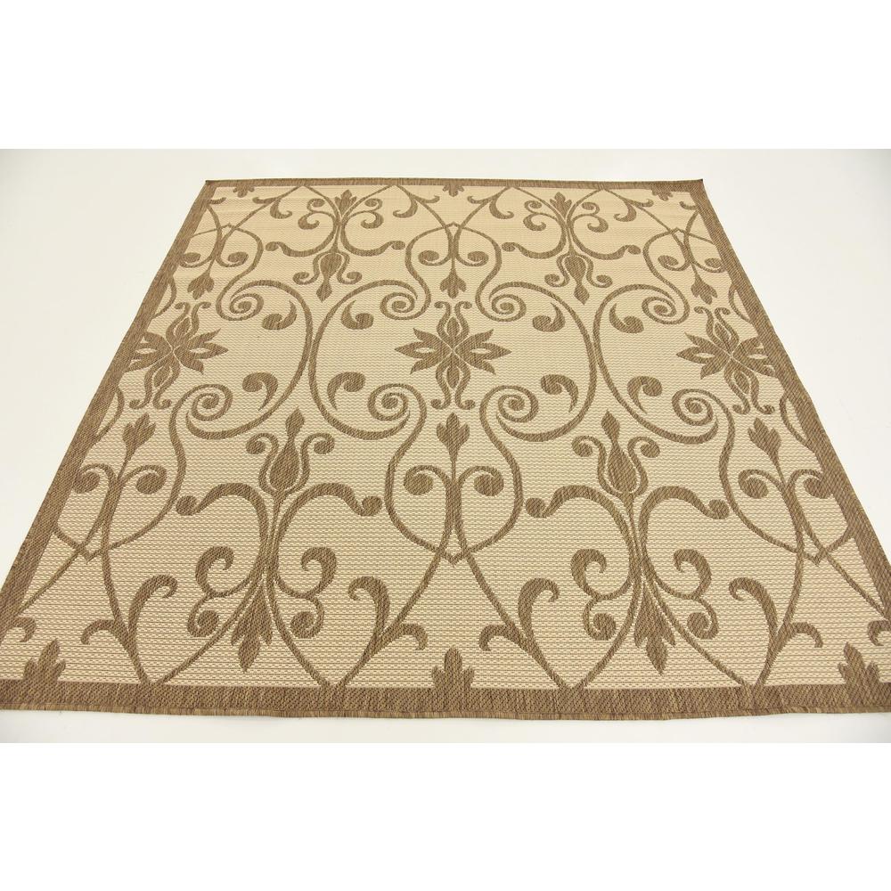 Outdoor Gate Rug, Brown (6' 0 x 6' 0). Picture 4