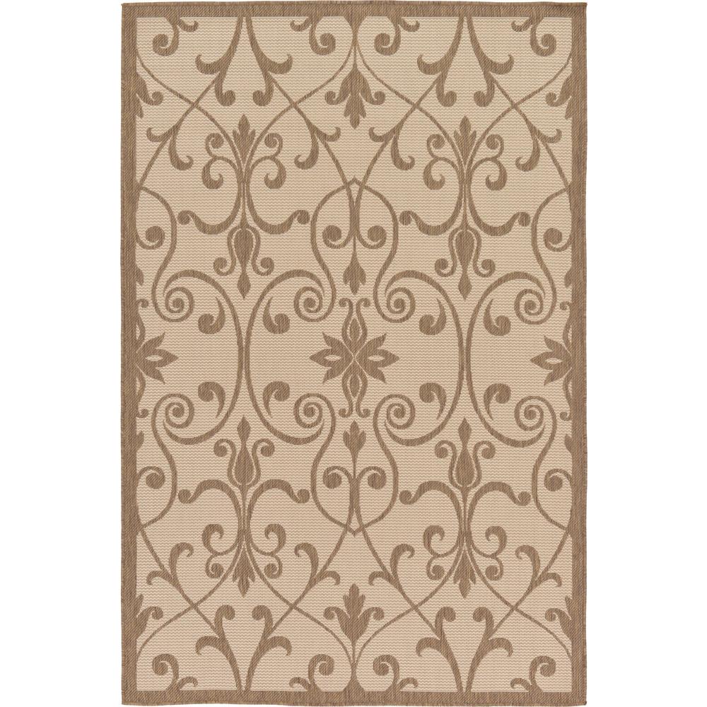 Outdoor Gate Rug, Brown (5' 3 x 8' 0). The main picture.