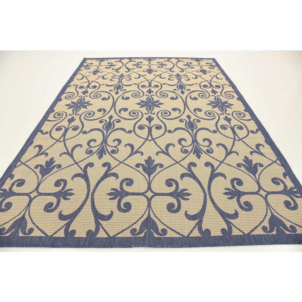 Outdoor Gate Rug, Blue (7' 0 x 10' 0). Picture 4