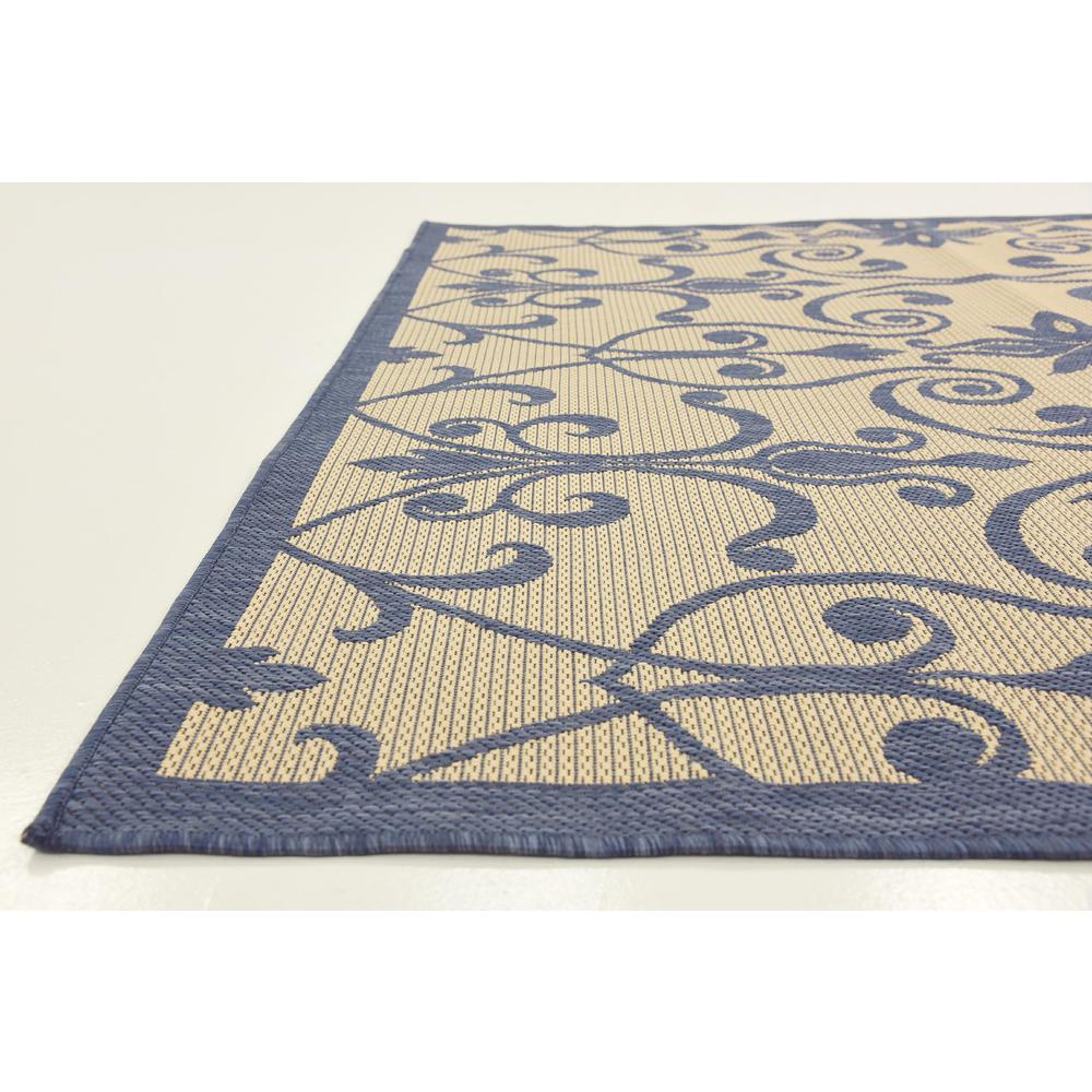 Outdoor Gate Rug, Blue (6' 0 x 6' 0). Picture 6