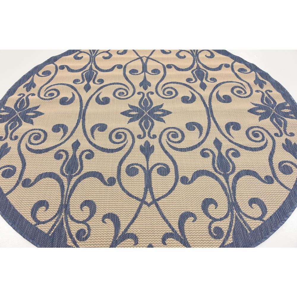 Outdoor Gate Rug, Blue (6' 0 x 6' 0). Picture 4