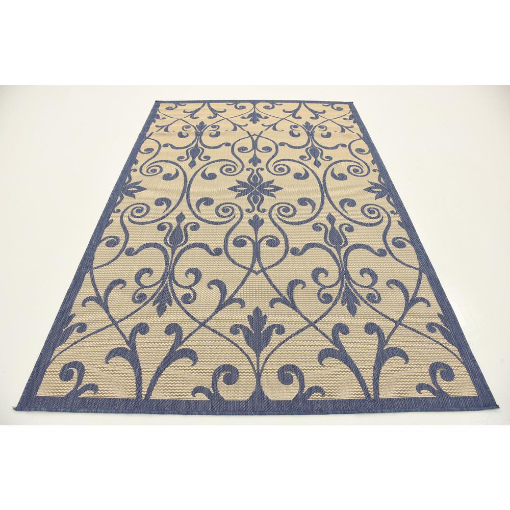Outdoor Gate Rug, Blue (5' 3 x 8' 0). Picture 4