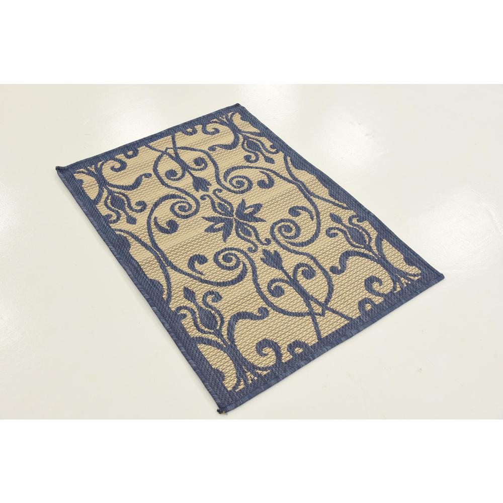 Outdoor Gate Rug, Blue (2' 2 x 3' 0). Picture 3