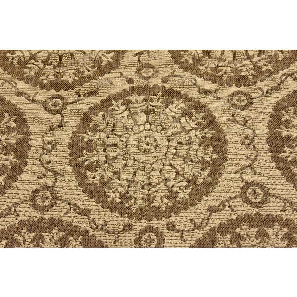 Outdoor Medallion Rug, Brown (3' 3 x 5' 0). Picture 4