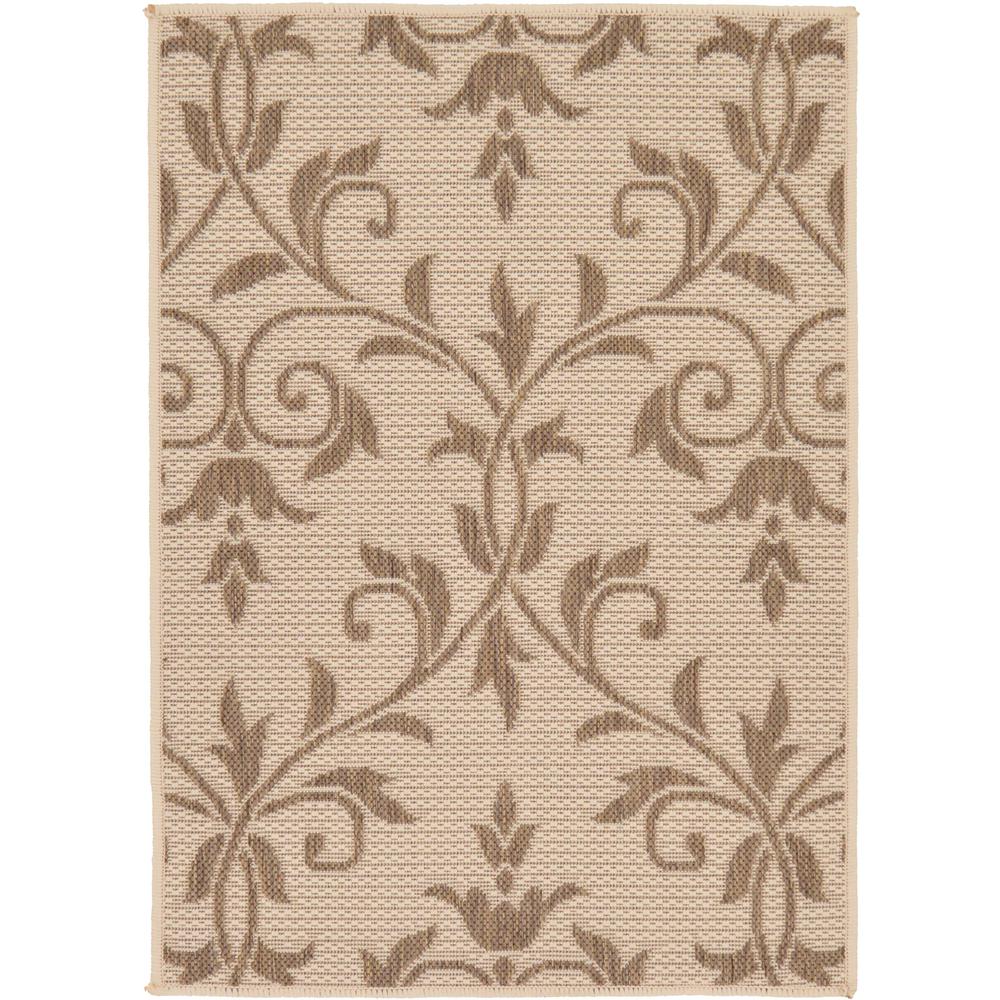 Outdoor Victorian Rug, Beige (2' 2 x 3' 0). The main picture.