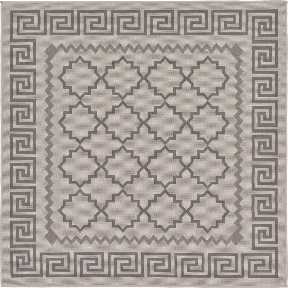 Outdoor Stars Rug, Gray (6' 0 x 6' 0). Picture 1