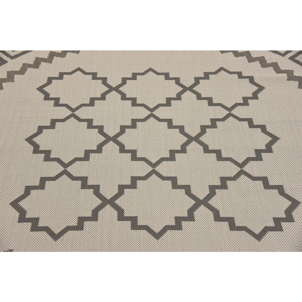 Outdoor Stars Rug, Gray (6' 0 x 6' 0). Picture 5