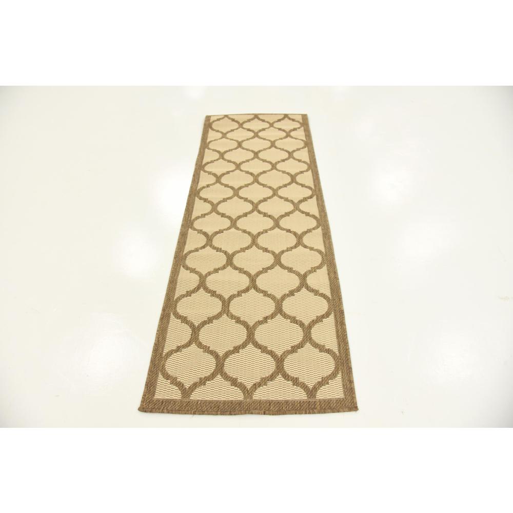 Outdoor Moroccan Rug, Brown (2' 2 x 6' 0). Picture 4