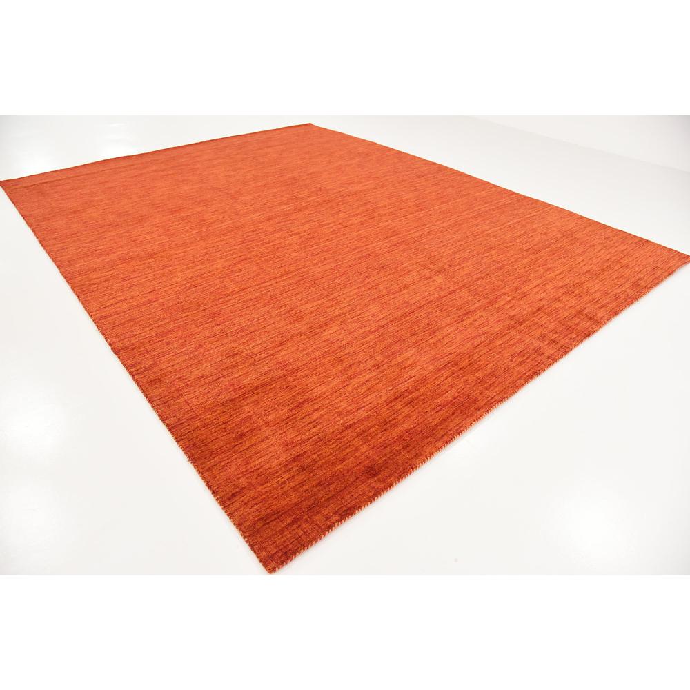 Solid Gava Rug, Rust Red (9' 10 x 13' 0). Picture 3