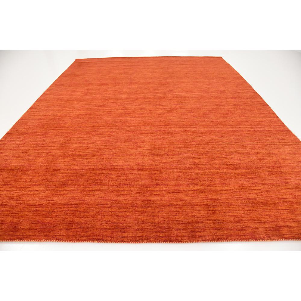 Solid Gava Rug, Rust Red (9' 10 x 13' 0). Picture 4