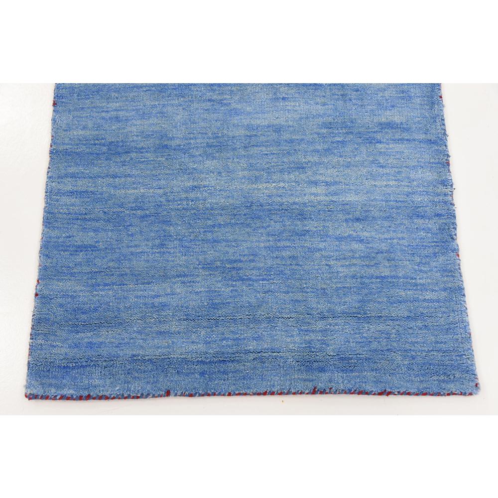 Solid Gava Rug, Light Blue (2' 7 x 16' 5). Picture 6