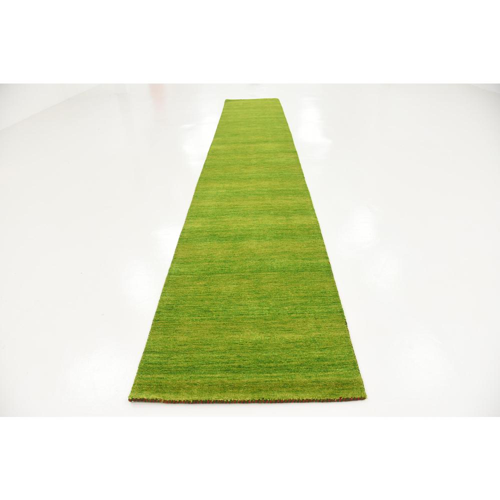 Solid Gava Rug, Green (2' 7 x 16' 5). Picture 4