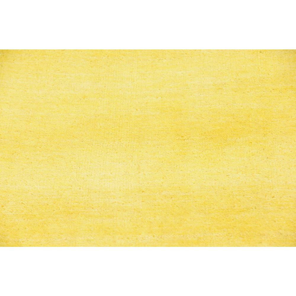 Solid Gava Rug, Yellow (2' 7 x 16' 5). Picture 5
