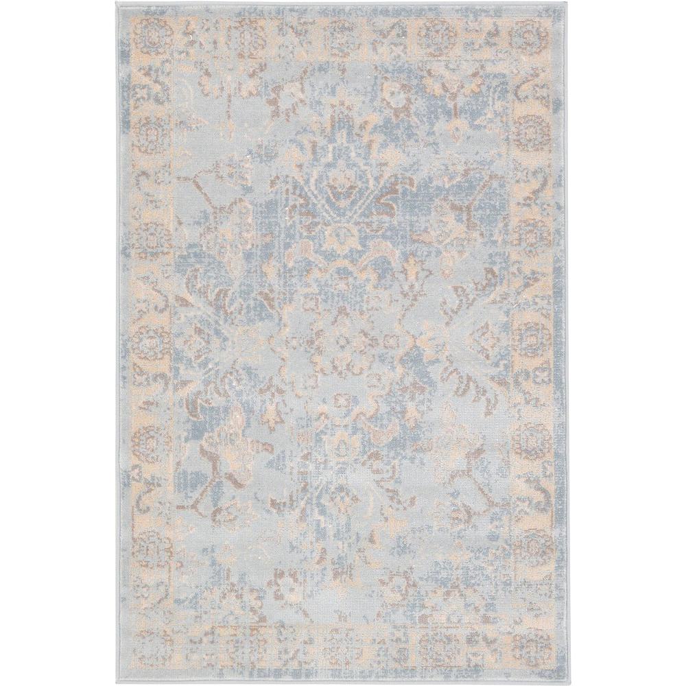 Paris Willow Rug, Light Blue (2' 2 x 3' 0). The main picture.