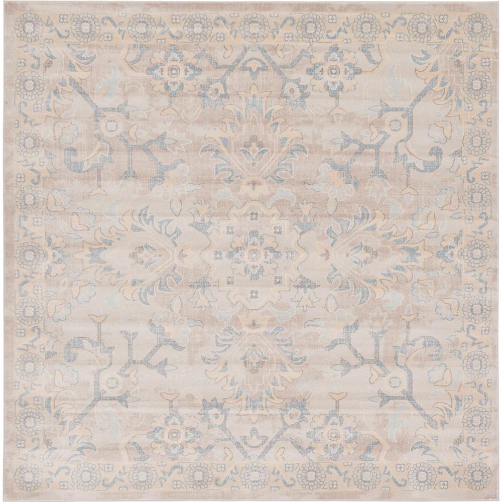 Paris Willow Rug, Gray (8' 0 x 8' 0). The main picture.