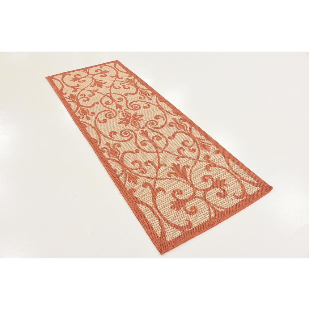 Outdoor Gate Rug, Terracotta (2' 2 x 6' 0). Picture 3