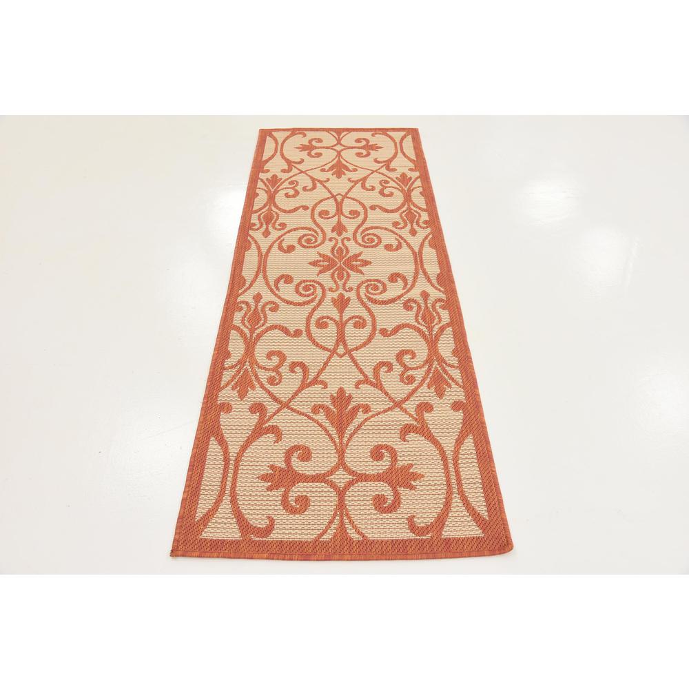 Outdoor Gate Rug, Terracotta (2' 2 x 6' 0). Picture 4