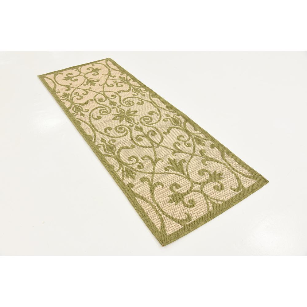 Outdoor Gate Rug, Light Green (2' 2 x 6' 0). Picture 3