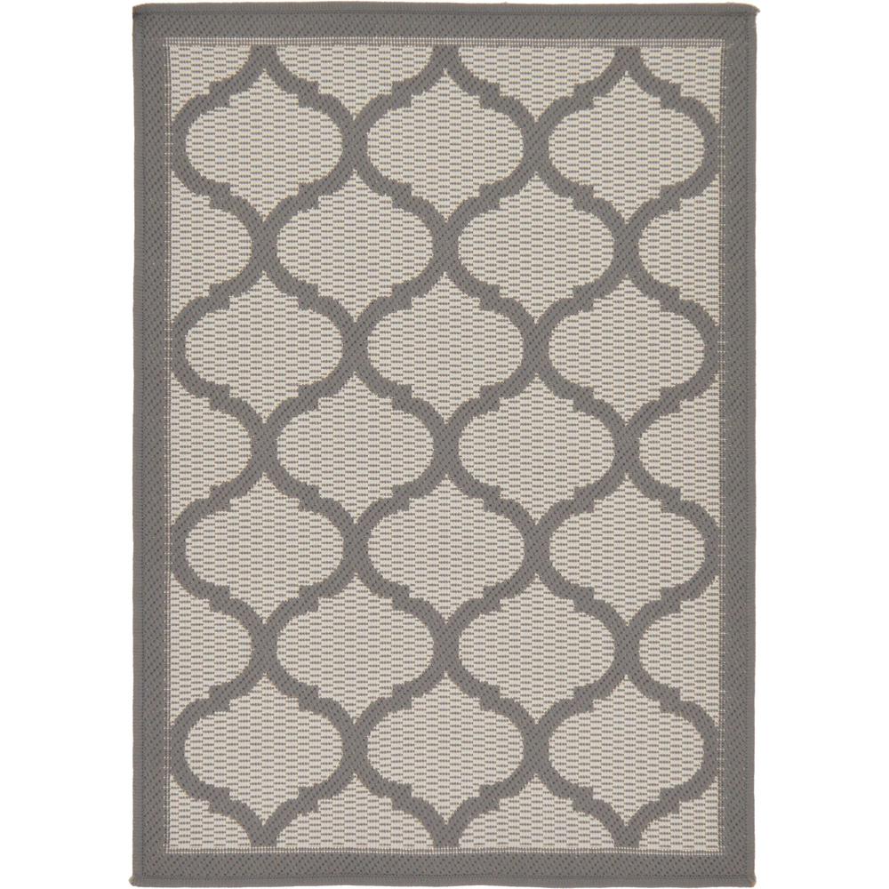 Outdoor Moroccan Rug, Gray (2' 2 x 3' 0). Picture 1