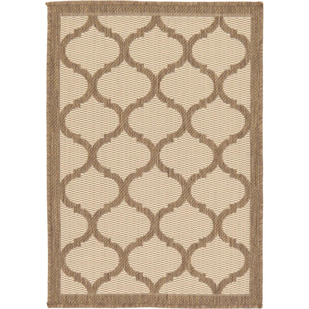 Outdoor Moroccan Rug, Brown (2' 2 x 3' 0). Picture 1