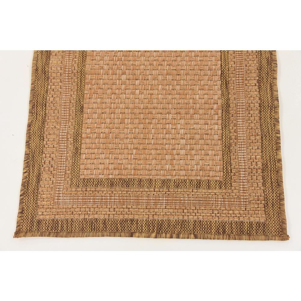 Outdoor Multi Border Rug, Light Brown (2' 2 x 6' 0). Picture 5